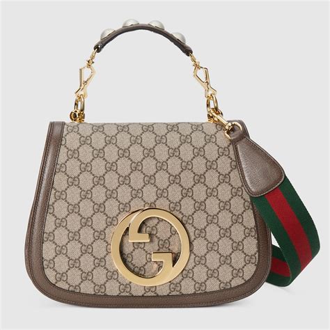 Gucci 〔グッチ ブロンディ〕ミディアム トップハンドルバッグ